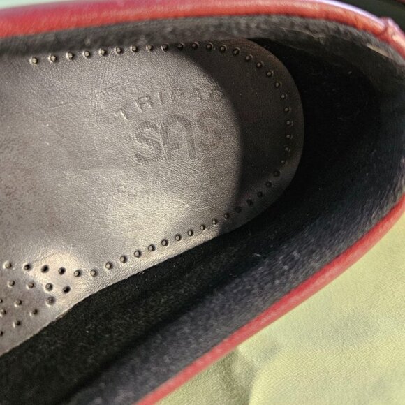 SAS Tripad Comfort Burgundy Leather Dream Shoes Slip-On Women's 10.5 M Width - Picture 16 of 16